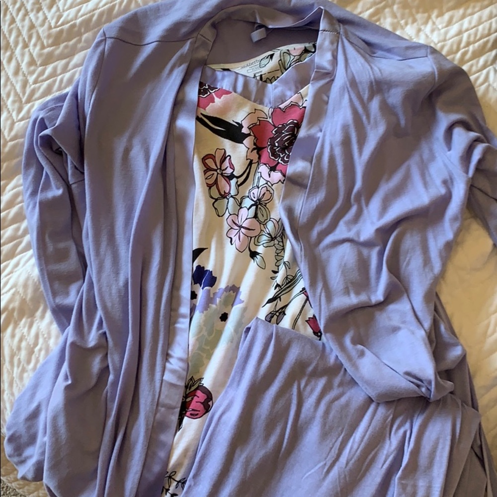 Motherhood maternity sleep set with robe
